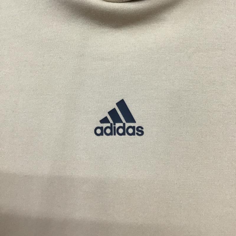 アディダス adidas パーカー 長袖 XL プリント ベージュ / ベージュ / beige メンズ USED 古着 中古 10160205
