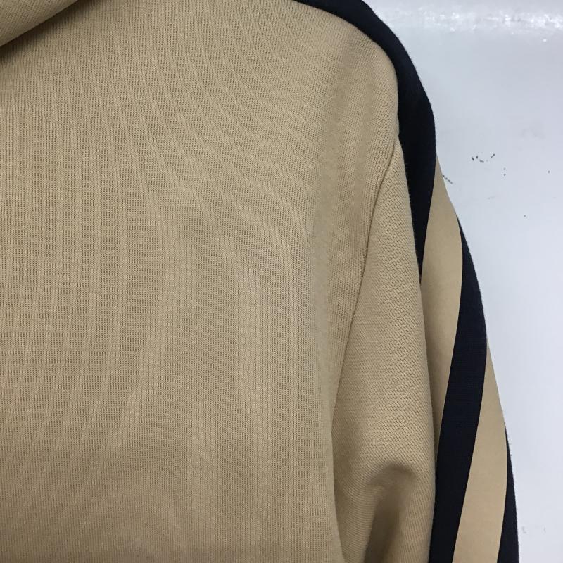 アディダス adidas パーカー 長袖 XL プリント ベージュ / ベージュ / beige メンズ USED 古着 中古 10160205