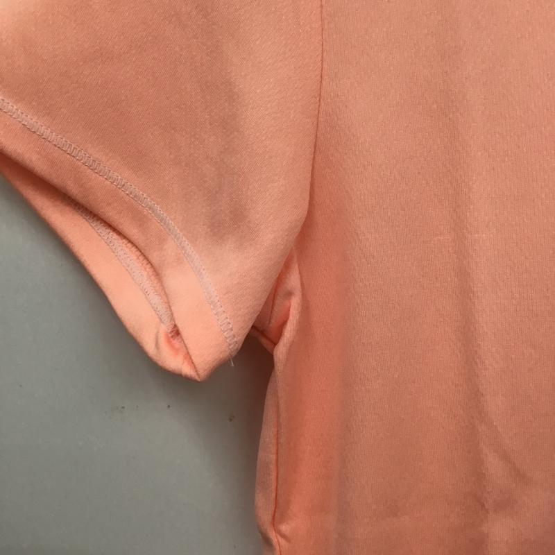 アディダス adidas Tシャツ 半袖 CF6108 トレーニングウェア ロゴ UPF25 M ロゴ、文字 橙 / オレンジ / orange レディース USED 古着 中古 10160207