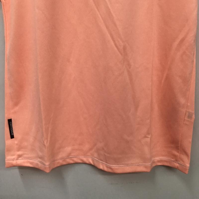 アディダス adidas Tシャツ 半袖 CF6108 トレーニングウェア ロゴ UPF25 M ロゴ、文字 橙 / オレンジ / orange レディース USED 古着 中古 10160207