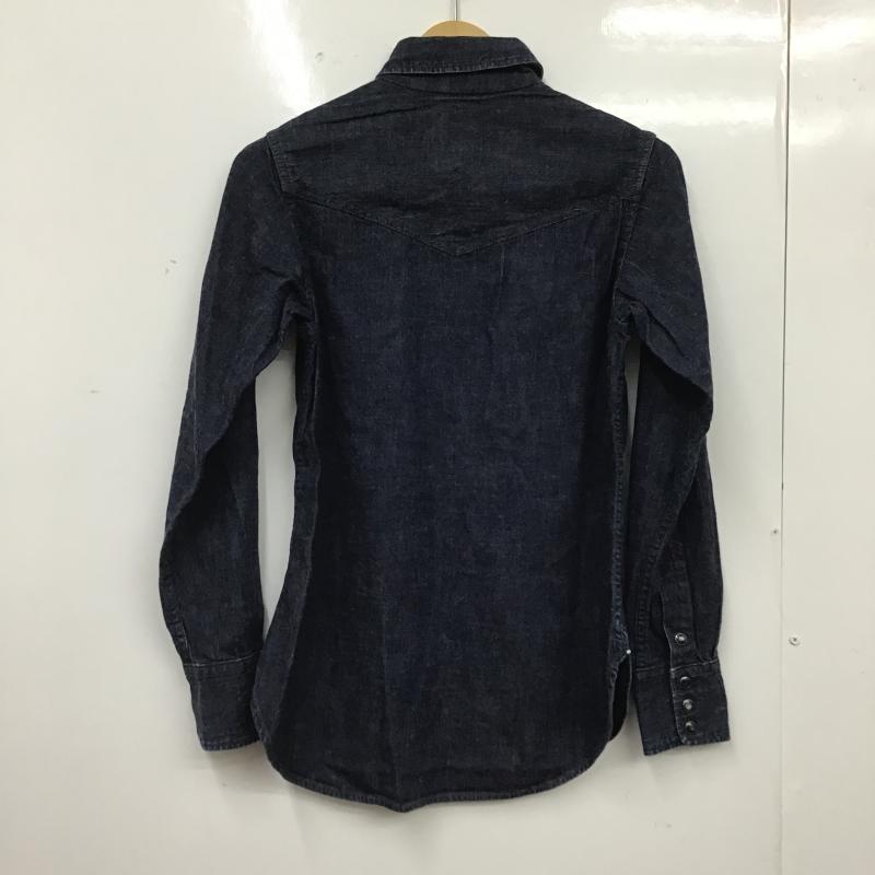 フルカウント FULLCOUNT シャツ、ブラウス 長袖 デニムシャツ 1 無地 インディゴ / インディゴ / Indigo メンズ USED 古着 中古 10160214