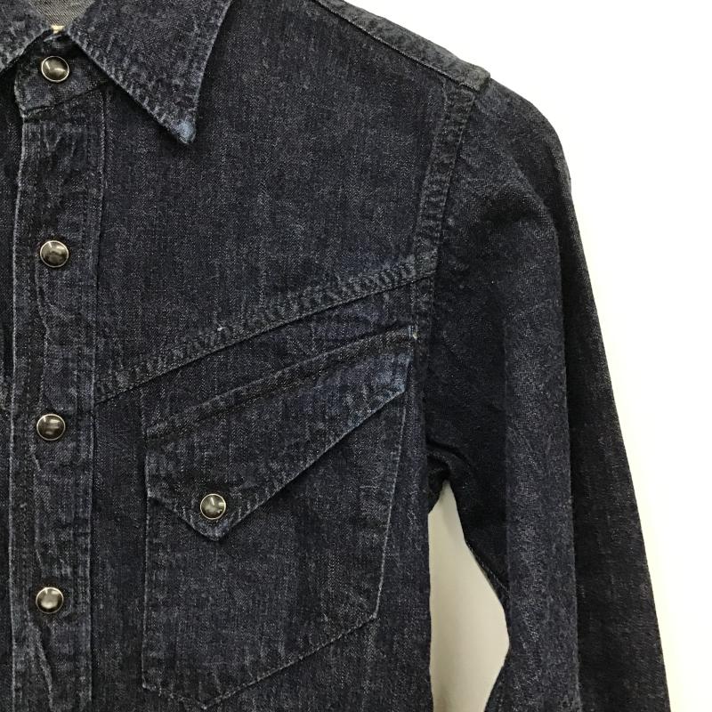 フルカウント FULLCOUNT シャツ、ブラウス 長袖 デニムシャツ 1 無地 インディゴ / インディゴ / Indigo メンズ USED 古着 中古 10160214