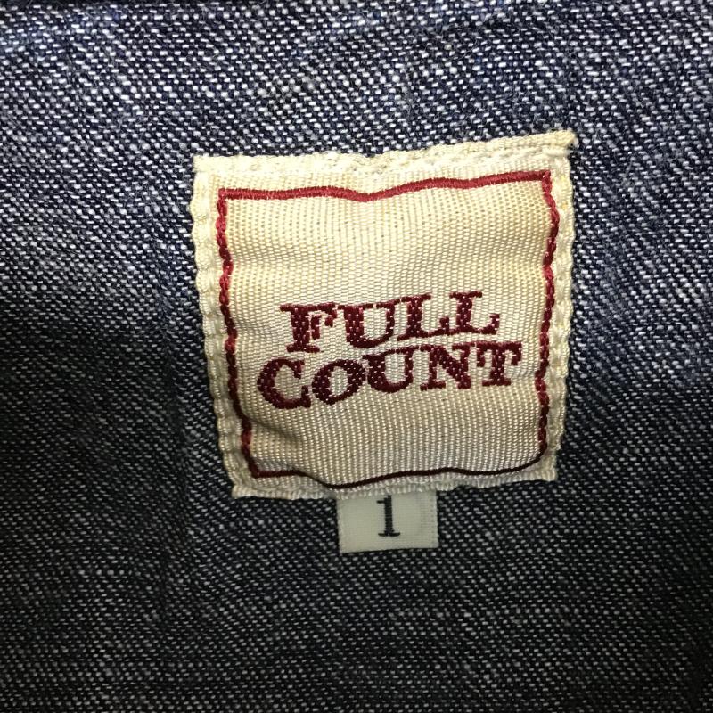 フルカウント FULLCOUNT シャツ、ブラウス 長袖 デニムシャツ 1 無地 インディゴ / インディゴ / Indigo メンズ USED 古着 中古 10160214