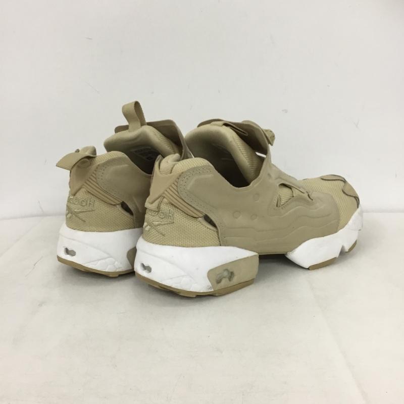 リーボック Reebok スニーカー スニーカー FZ4428 INSTAPUMP FURY Nylon Shoes 23.5cm 23.5cm ロゴ、文字 ベージュ / ベージュ / beige レディース USED 古着 中古 10160215
