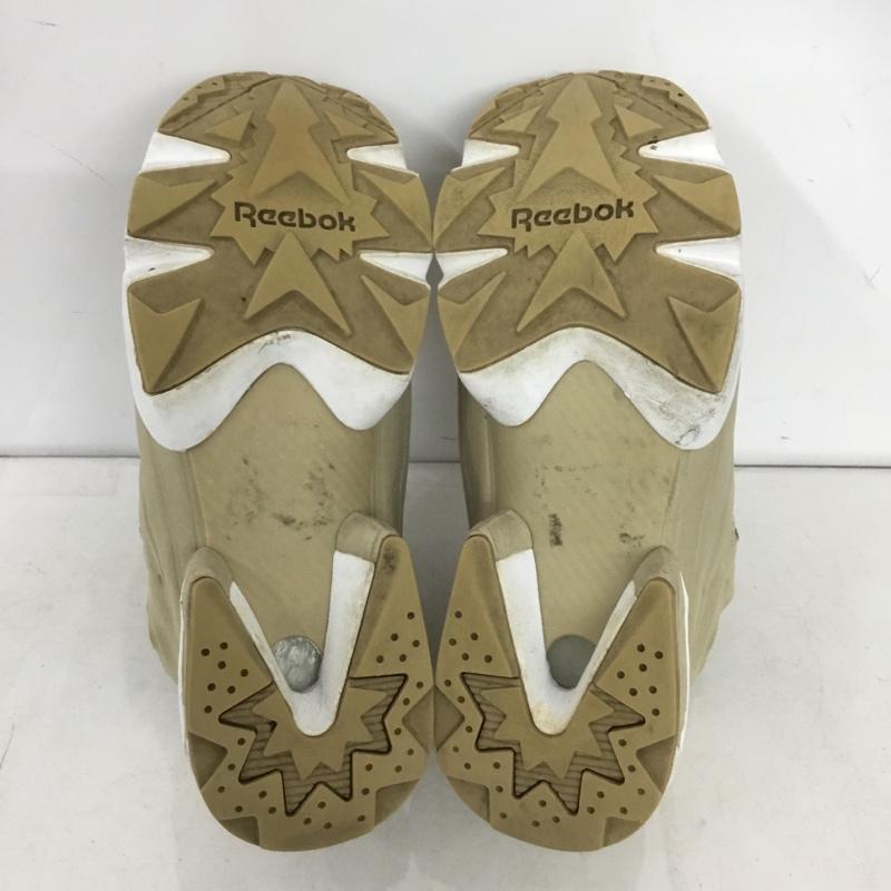 リーボック Reebok スニーカー スニーカー FZ4428 INSTAPUMP FURY Nylon Shoes 23.5cm 23.5cm ロゴ、文字 ベージュ / ベージュ / beige レディース USED 古着 中古 10160215