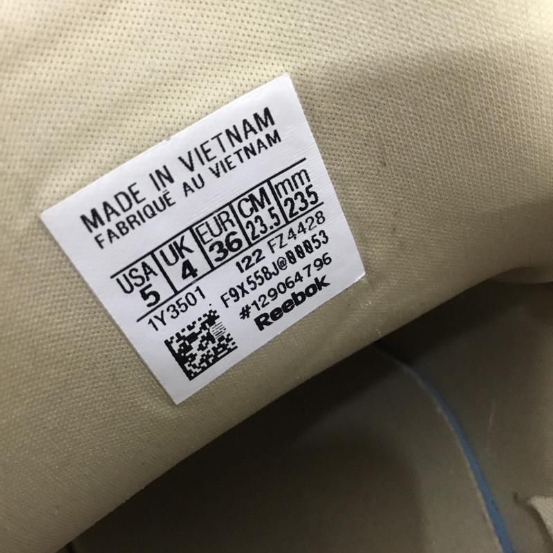 リーボック Reebok スニーカー スニーカー FZ4428 INSTAPUMP FURY Nylon Shoes 23.5cm 23.5cm ロゴ、文字 ベージュ / ベージュ / beige レディース USED 古着 中古 10160215
