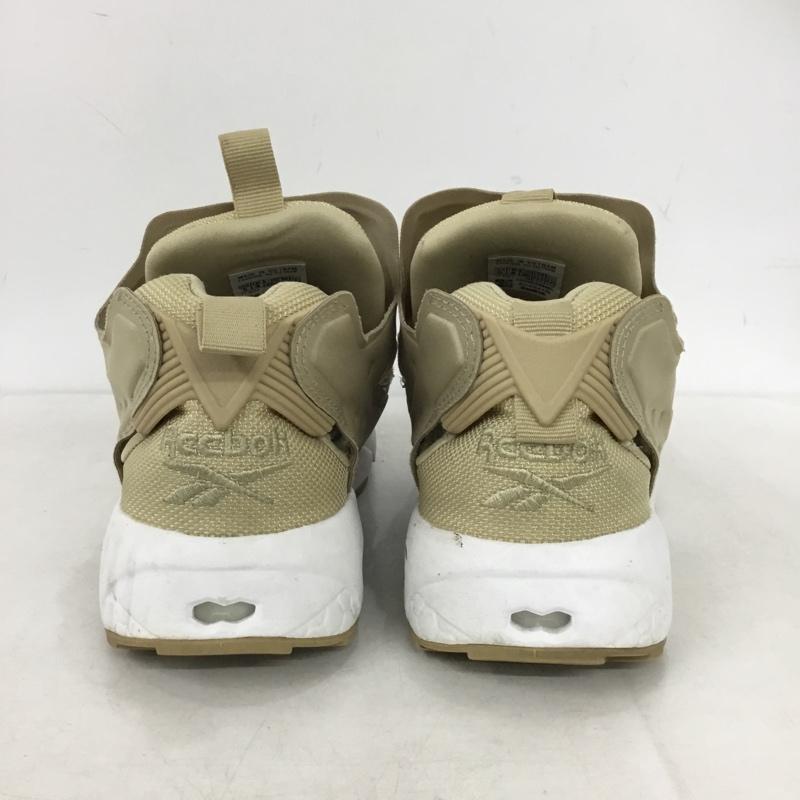 リーボック Reebok スニーカー スニーカー FZ4428 INSTAPUMP FURY Nylon Shoes 23.5cm 23.5cm ロゴ、文字 ベージュ / ベージュ / beige レディース USED 古着 中古 10160215