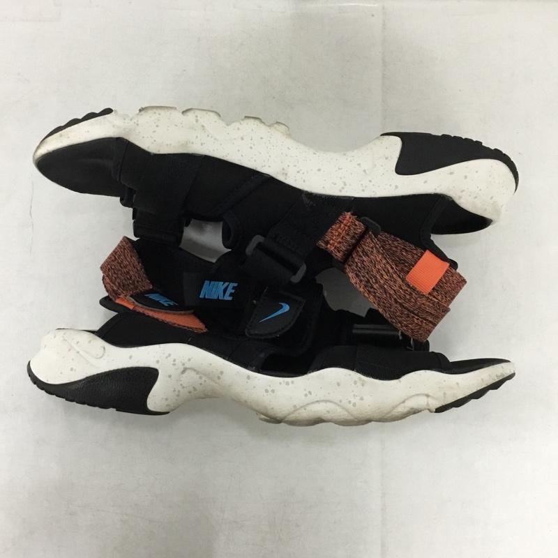 ナイキ NIKE サンダル サンダル CI8797-007 キャニオンサンダル 28cm 28.0cm ロゴ、文字 黒 / ブラック / black メンズ USED 古着 中古 10160216