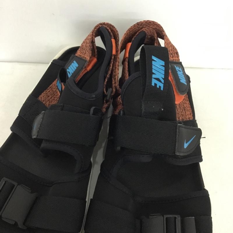 ナイキ NIKE サンダル サンダル CI8797-007 キャニオンサンダル 28cm 28.0cm ロゴ、文字 黒 / ブラック / black メンズ USED 古着 中古 10160216