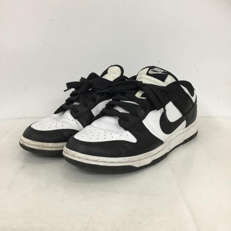 ナイキ NIKE スニーカー スニーカー DD1391-100 DUNK LOW RETRO 27cm 27.0cm ロゴ、文字 白 / ホワイト / white X 黒 / ブラック / black メンズ USED 古着 中古 10160217