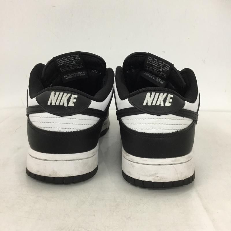 ナイキ NIKE スニーカー スニーカー DD1391-100 DUNK LOW RETRO 27cm 27.0cm ロゴ、文字 白 / ホワイト / white X 黒 / ブラック / black メンズ USED 古着 中古 10160217
