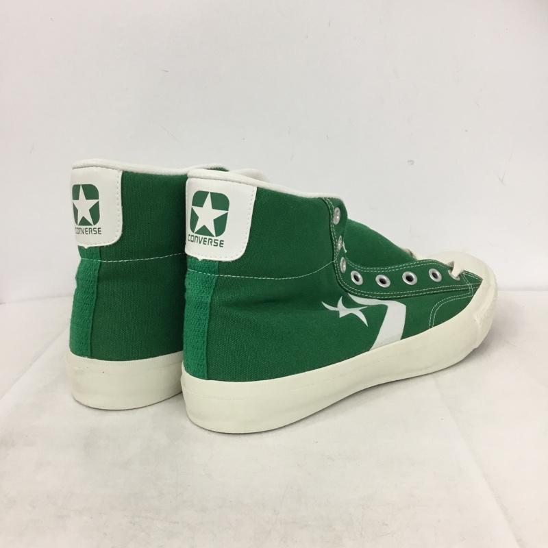 コンバース CONVERSE スニーカー スニーカー 1R887 CANVAS CHEVRON STAR HI 29cm 29.0cm ロゴ、文字 緑 / グリーン / green メンズ USED 古着 中古 10160223