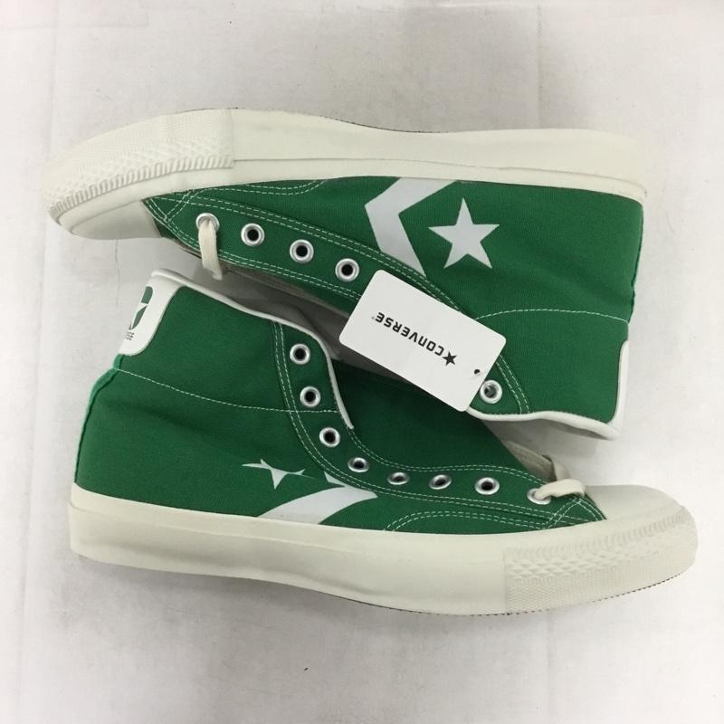 コンバース CONVERSE スニーカー スニーカー 1R887 CANVAS CHEVRON STAR HI 29cm 29.0cm ロゴ、文字 緑 / グリーン / green メンズ USED 古着 中古 10160223