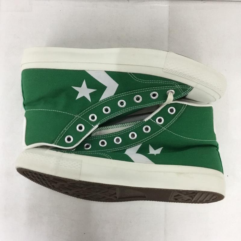 コンバース CONVERSE スニーカー スニーカー 1R887 CANVAS CHEVRON STAR HI 29cm 29.0cm ロゴ、文字 緑 / グリーン / green メンズ USED 古着 中古 10160223