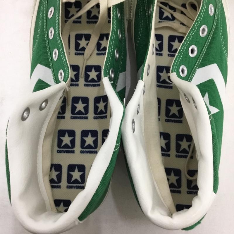 コンバース CONVERSE スニーカー スニーカー 1R887 CANVAS CHEVRON STAR HI 29cm 29.0cm ロゴ、文字 緑 / グリーン / green メンズ USED 古着 中古 10160223