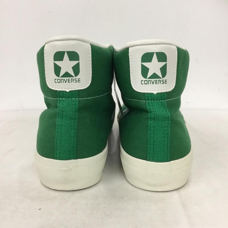 コンバース CONVERSE スニーカー スニーカー 1R887 CANVAS CHEVRON STAR HI 29cm 29.0cm ロゴ、文字 緑 / グリーン / green メンズ USED 古着 中古 10160223