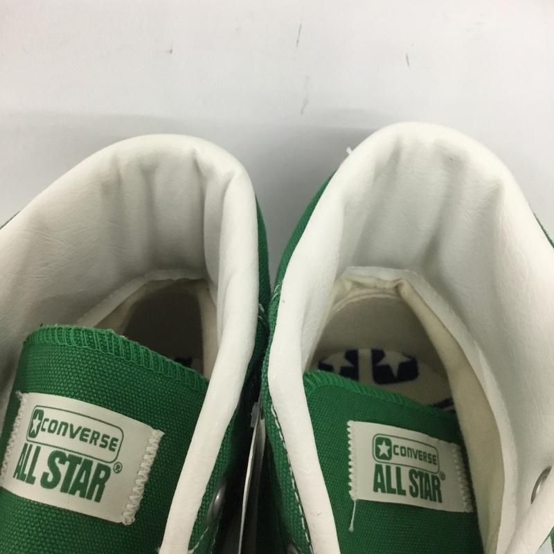 コンバース CONVERSE スニーカー スニーカー 1R887 CANVAS CHEVRON STAR HI 29cm 29.0cm ロゴ、文字 緑 / グリーン / green メンズ USED 古着 中古 10160223