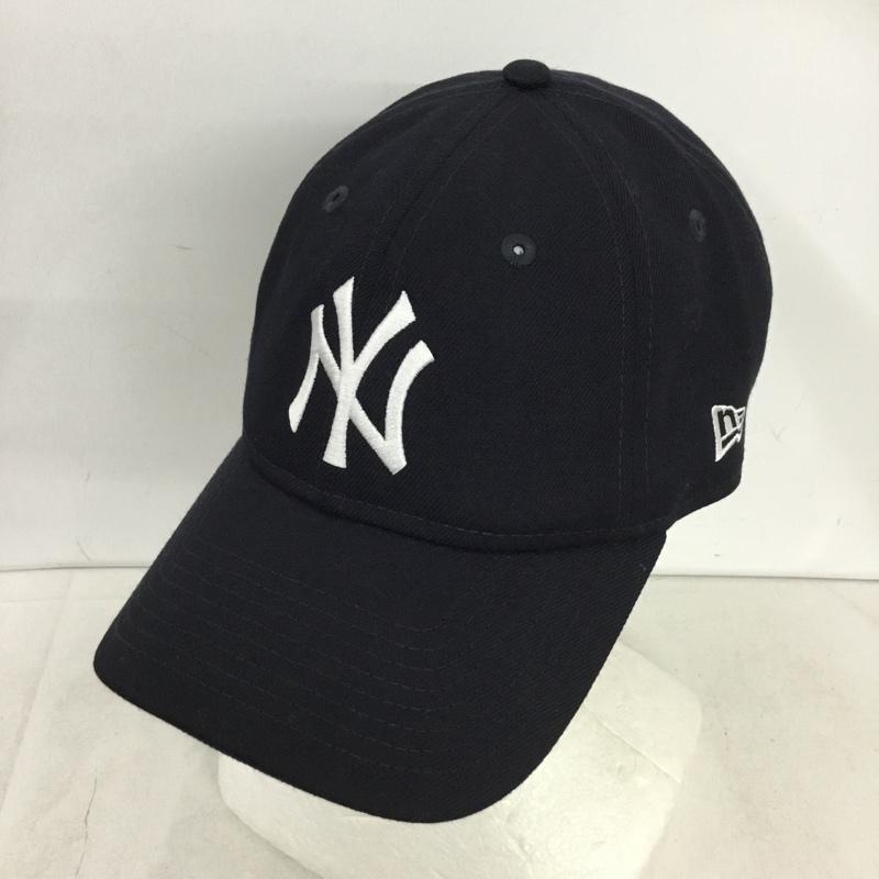 ニューエラ NEW ERA 帽子 キャップ NY ニューヨークヤンキース 9TWENTY BEAUTY＆YOUTH ロゴ、文字 紺 / ネイビー / navy メンズ USED 古着 中古 10160229