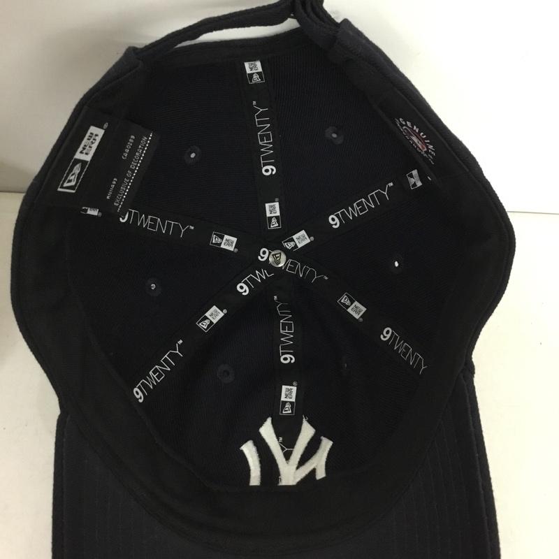 ニューエラ NEW ERA 帽子 キャップ NY ニューヨークヤンキース 9TWENTY BEAUTY＆YOUTH ロゴ、文字 紺 / ネイビー / navy メンズ USED 古着 中古 10160229