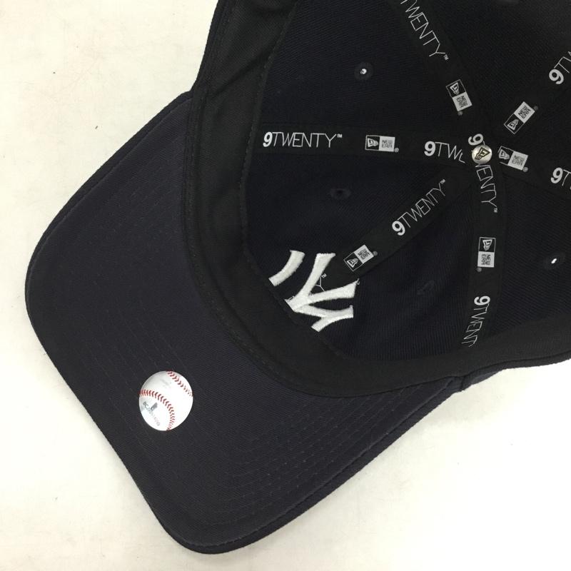 ニューエラ NEW ERA 帽子 キャップ NY ニューヨークヤンキース 9TWENTY BEAUTY＆YOUTH ロゴ、文字 紺 / ネイビー / navy メンズ USED 古着 中古 10160229
