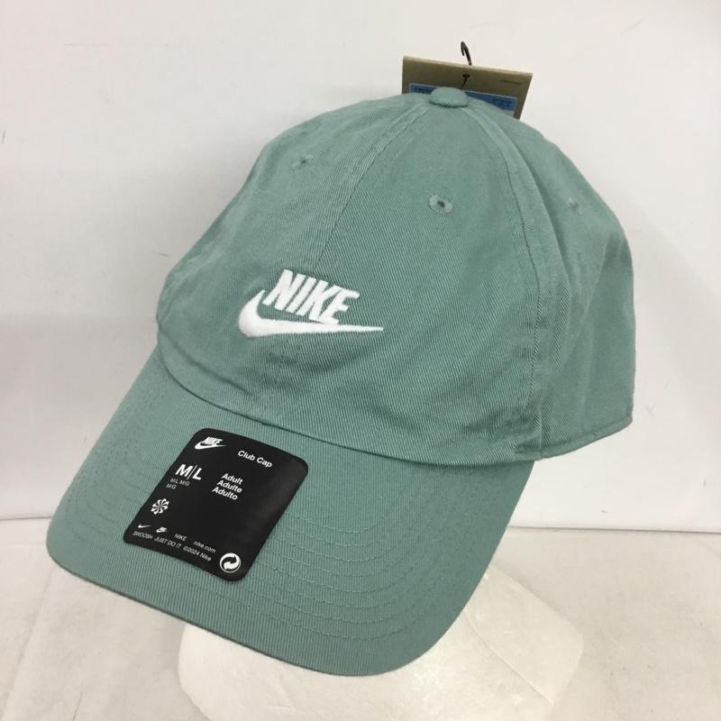 ナイキ NIKE 帽子 キャップ FB5368-017 コットン タグ付き ロゴ、文字 薄緑 / ライトグリーン / メンズ USED 古着 中古 10160230