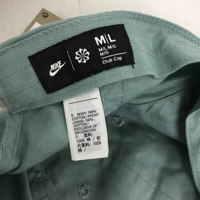 ナイキ NIKE 帽子 キャップ FB5368-017 コットン タグ付き ロゴ、文字 薄緑 / ライトグリーン / メンズ USED 古着 中古 10160230