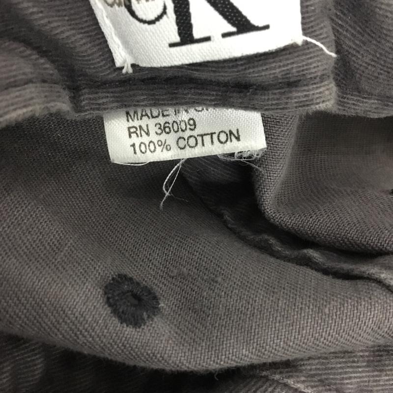 カルバン・クライン Calvin Klein 帽子 キャップ コットン ロゴ、文字 チャコールグレー / チャコールグレー / メンズ USED 古着 中古 10160231