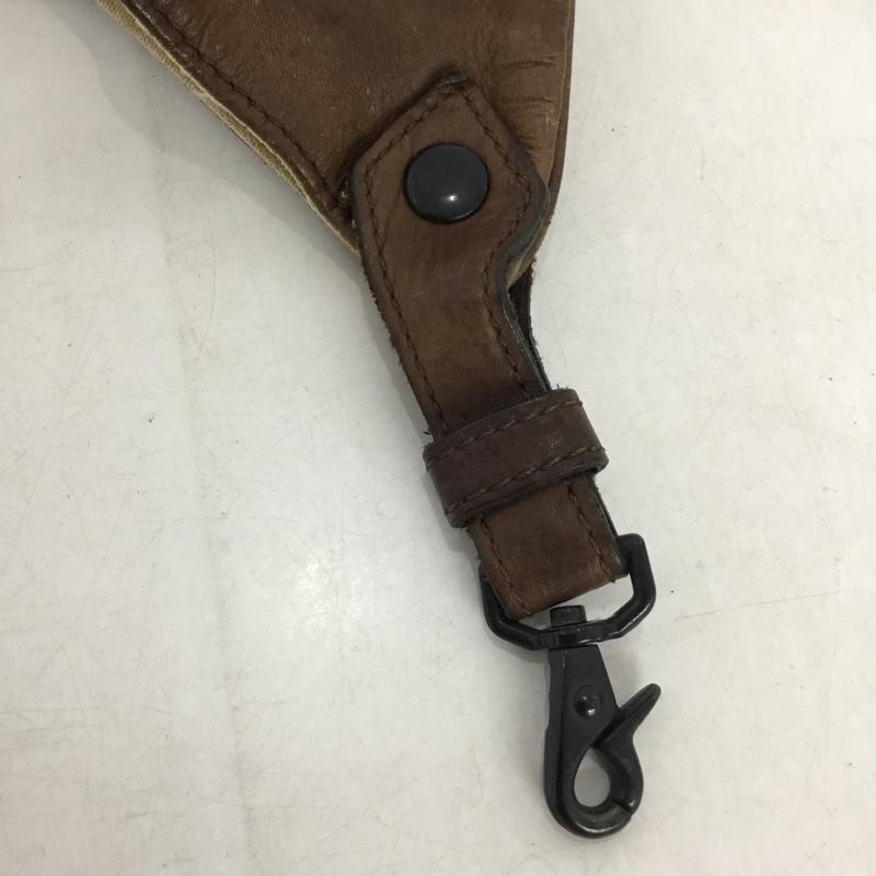 バックラッシュ BACKLASH バッグ バッグ レザー 半月型 無地 茶 / ブラウン / brown メンズ USED 古着 中古 10160244
