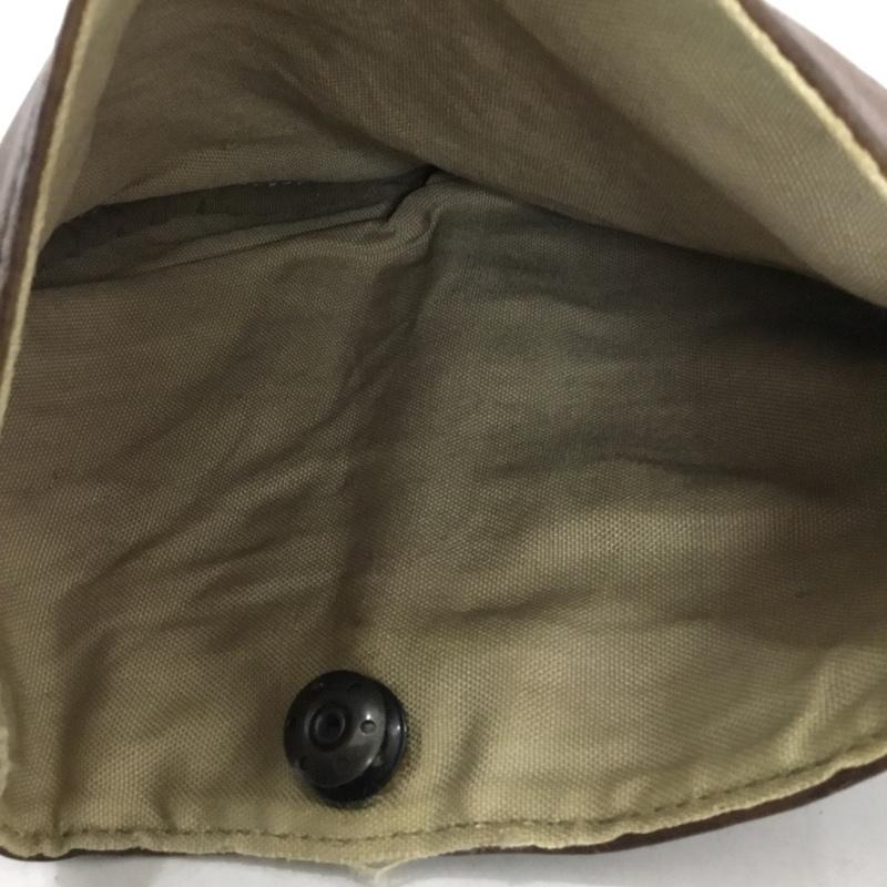 バックラッシュ BACKLASH バッグ バッグ レザー 半月型 無地 茶 / ブラウン / brown メンズ USED 古着 中古 10160244