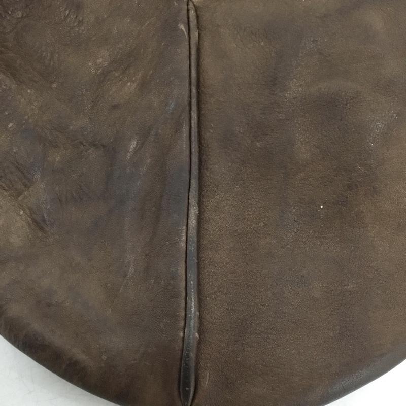 バックラッシュ BACKLASH バッグ バッグ レザー 半月型 無地 茶 / ブラウン / brown メンズ USED 古着 中古 10160244