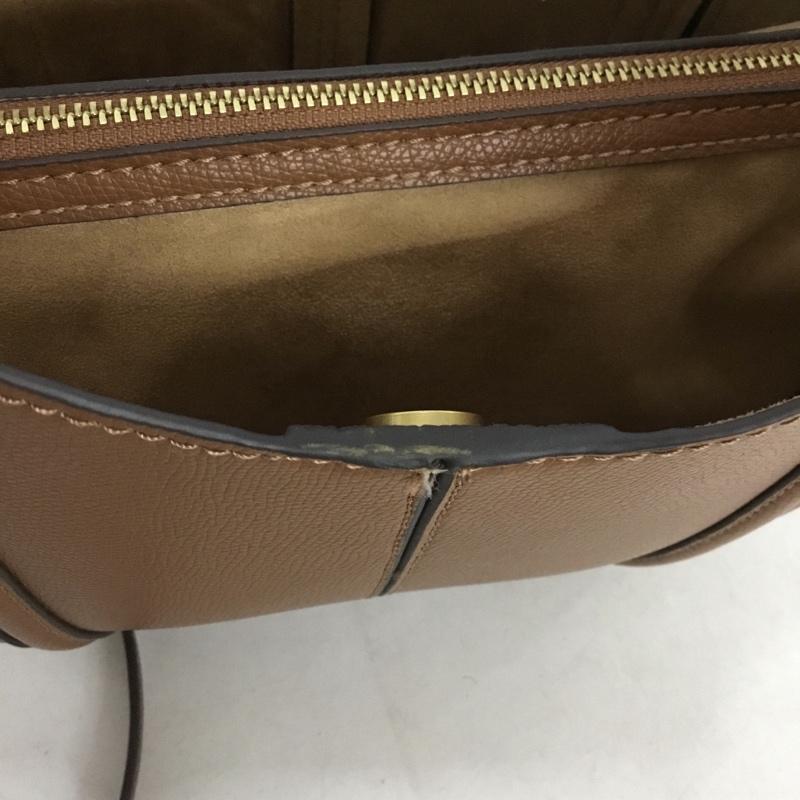 ザラ ZARA ショルダーバッグ ショルダーバッグ 6332 511 709 ハンドバッグ 2WAY 無地 茶 / ブラウン / brown レディース USED 古着 中古 10160245