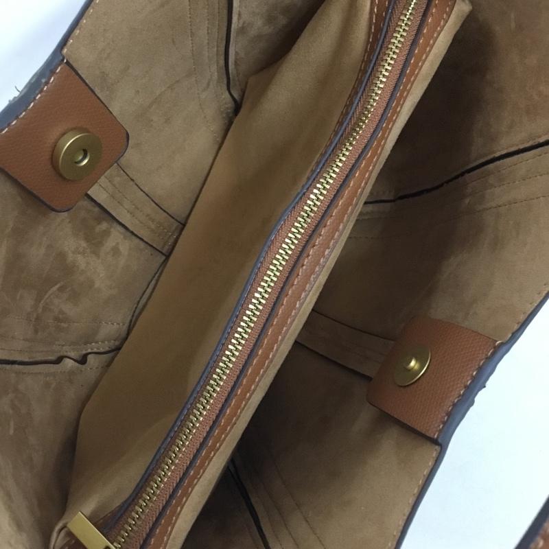 ザラ ZARA ショルダーバッグ ショルダーバッグ 6332 511 709 ハンドバッグ 2WAY 無地 茶 / ブラウン / brown レディース USED 古着 中古 10160245