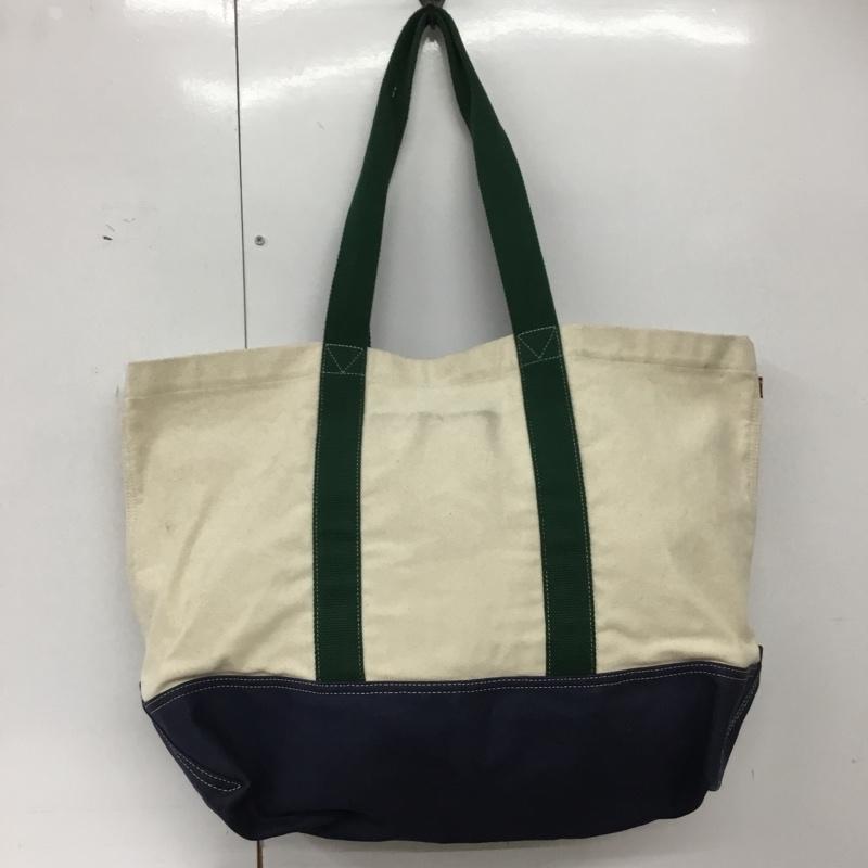 リーバイストラウスアンドコー Levi Strauss & co. トートバッグ トートバッグ キャンバス地 TWO HORSE ロゴ、文字 緑 / グリーン / green X 紺 / ネイビー / navy X アイボリー / アイボリー / メンズ USED 古着 中古 10160250