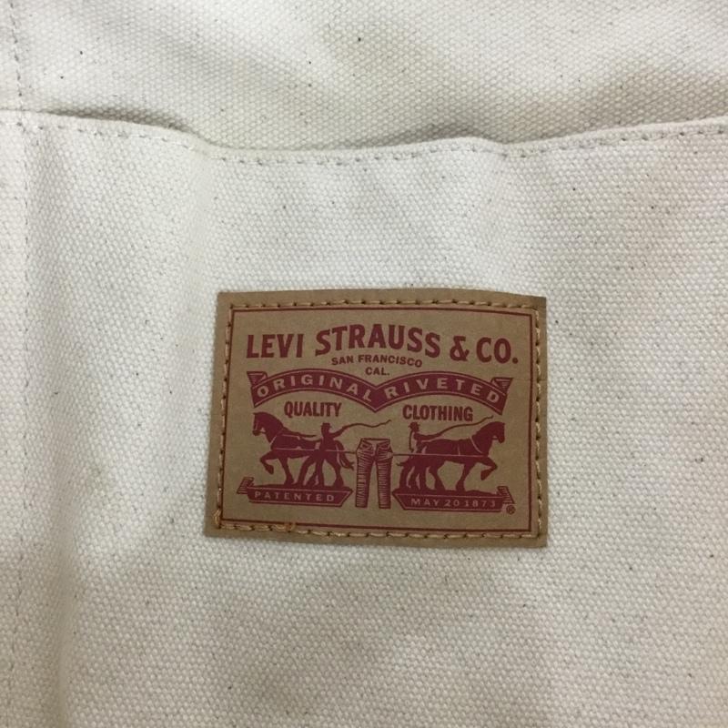 リーバイストラウスアンドコー Levi Strauss & co. トートバッグ トートバッグ キャンバス地 TWO HORSE ロゴ、文字 緑 / グリーン / green X 紺 / ネイビー / navy X アイボリー / アイボリー / メンズ USED 古着 中古 10160250