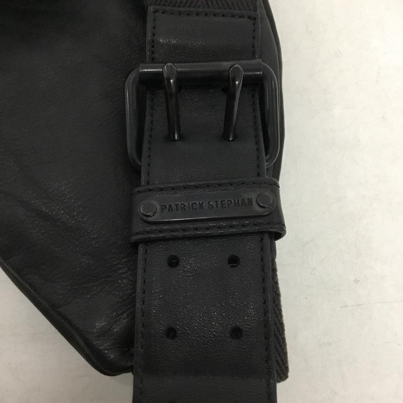 パトリックステファン PATRICK STEPHAN ウエストバッグ ウエストバッグ 無地 黒 / ブラック / black メンズ USED 古着 中古 10160252