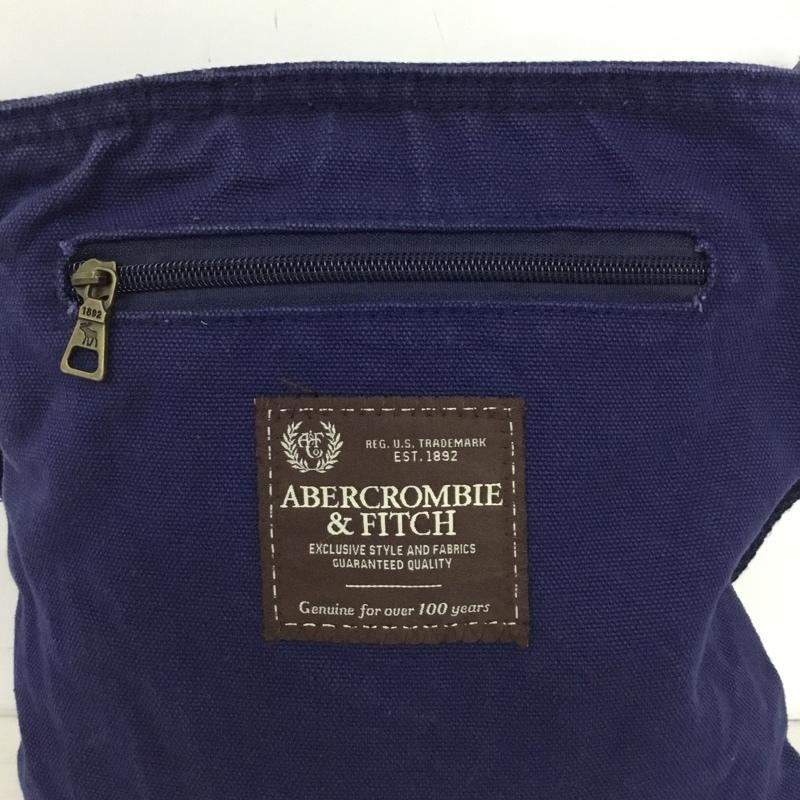 アバクロンビーアンドフィッチ ABERCROMBIE&FITCH ショルダーバッグ ショルダーバッグ キャンバス地 プリント 紺 / ネイビー / navy メンズ USED 古着 中古 10160253