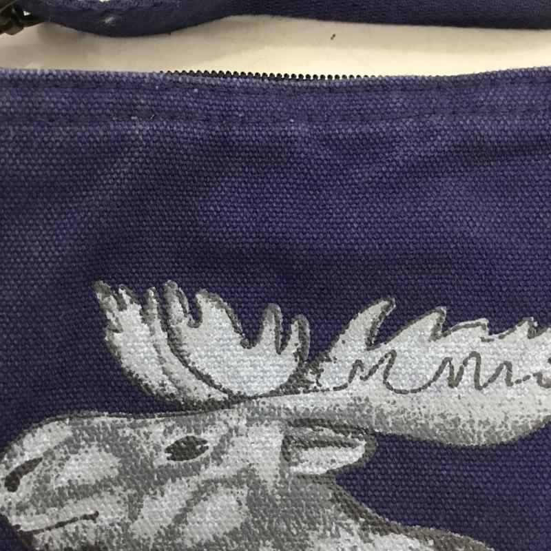 アバクロンビーアンドフィッチ ABERCROMBIE&FITCH ショルダーバッグ ショルダーバッグ キャンバス地 プリント 紺 / ネイビー / navy メンズ USED 古着 中古 10160253