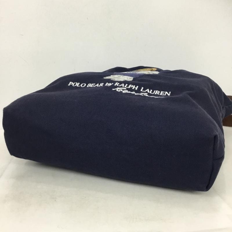 ポロラルフローレン POLO RALPH LAUREN トートバッグ トートバッグ ポロベア 刺繍 紺 / ネイビー / navy メンズ USED 古着 中古 10160257