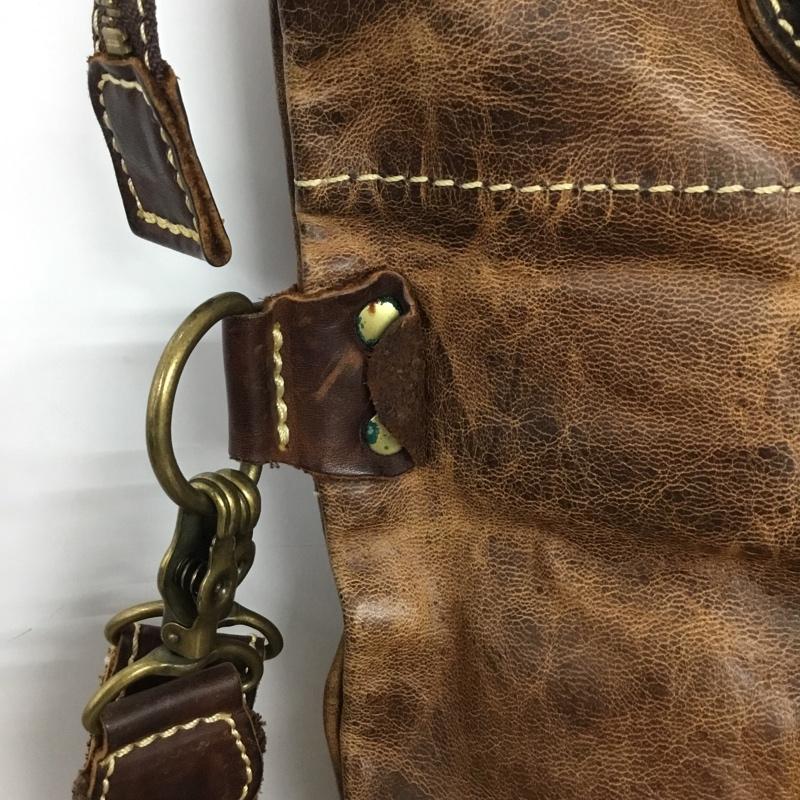 アインソフ AINSOPH ショルダーバッグ ショルダーバッグ レザー リュック ハンドバッグ 2WAY マルチウェイ ロゴ、文字 茶 / ブラウン / brown メンズ USED 古着 中古 10160260