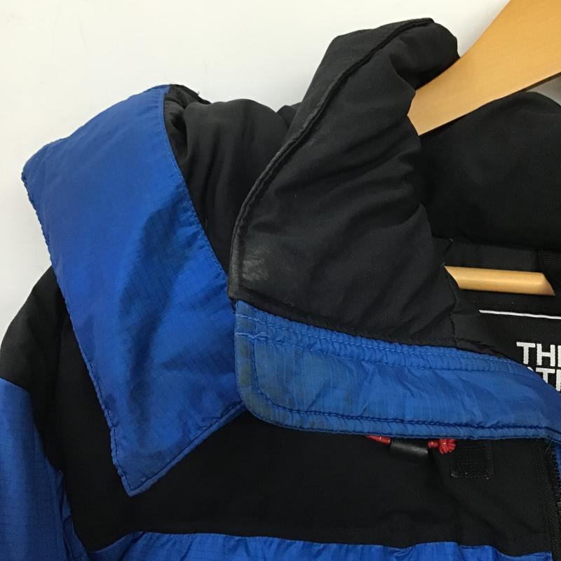 ザノースフェイス THE NORTH FACE ジャケット、上着 ジャンパー、ブルゾン ジップアップダウンジャケット アウターフード付きジャケット ロゴ、文字 青 / ブルー / blue メンズ USED 古着 中古 10160261