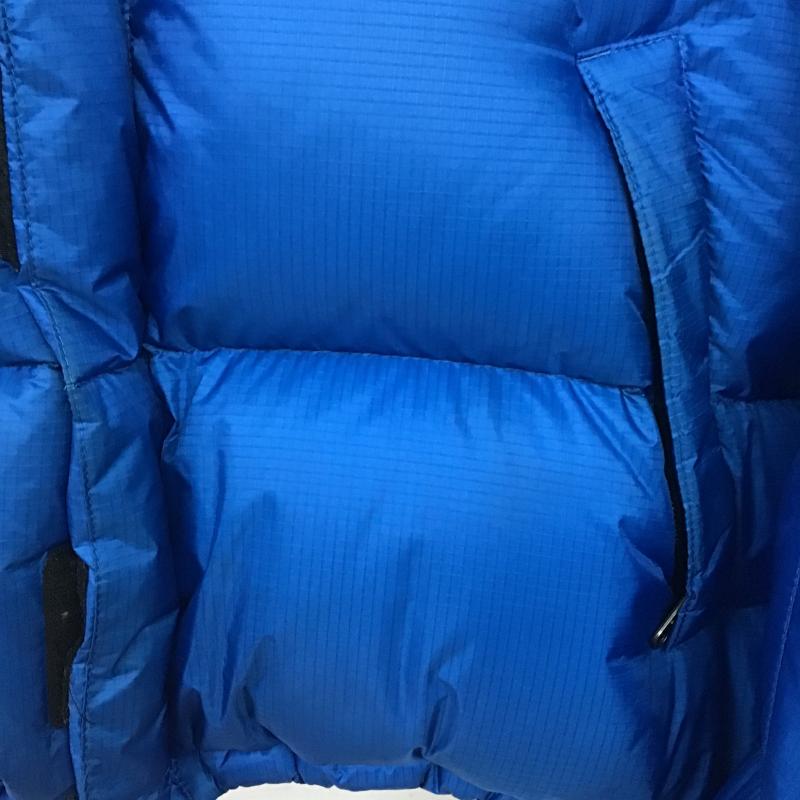 ザノースフェイス THE NORTH FACE ジャケット、上着 ジャンパー、ブルゾン ジップアップダウンジャケット アウターフード付きジャケット ロゴ、文字 青 / ブルー / blue メンズ USED 古着 中古 10160261
