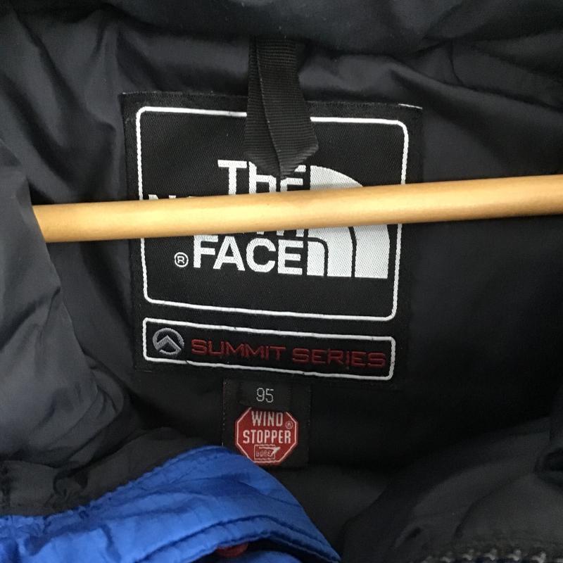 ザノースフェイス THE NORTH FACE ジャケット、上着 ジャンパー、ブルゾン ジップアップダウンジャケット アウターフード付きジャケット ロゴ、文字 青 / ブルー / blue メンズ USED 古着 中古 10160261