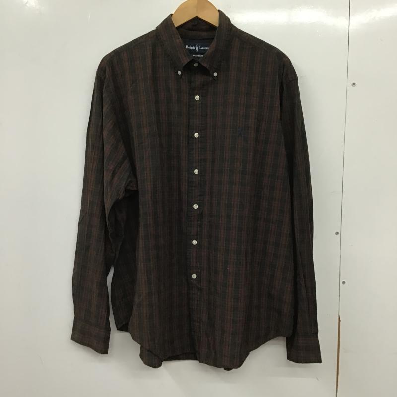 ラルフローレン RALPHLAUREN シャツ、ブラウス 長袖 長袖シャツ チェックシャツ カラーシャツ ボタンダウンシャツ XXL チェック マルチカラー / マルチカラー / multicolor メンズ USED 古着 中古 10160263