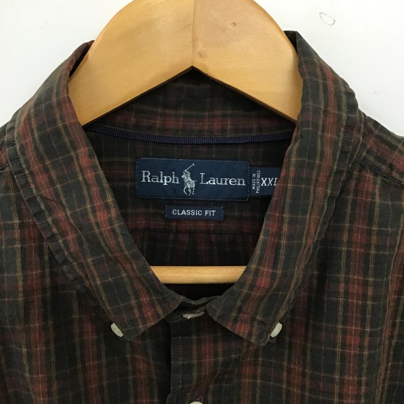 ラルフローレン RALPHLAUREN シャツ、ブラウス 長袖 長袖シャツ チェックシャツ カラーシャツ ボタンダウンシャツ XXL チェック マルチカラー / マルチカラー / multicolor メンズ USED 古着 中古 10160263