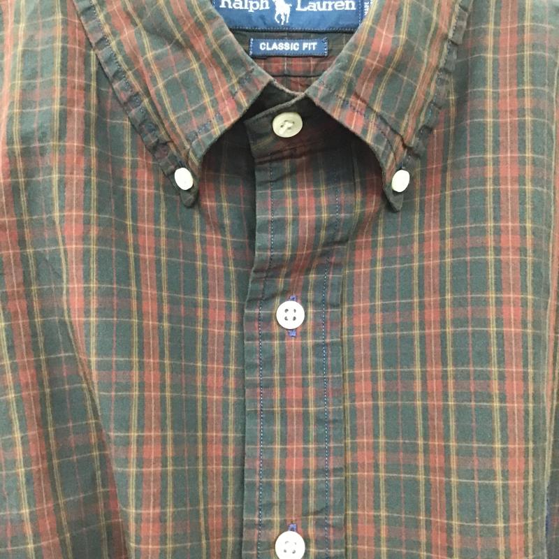 ラルフローレン RALPHLAUREN シャツ、ブラウス 長袖 長袖シャツ チェックシャツ カラーシャツ ボタンダウンシャツ XXL チェック マルチカラー / マルチカラー / multicolor メンズ USED 古着 中古 10160263