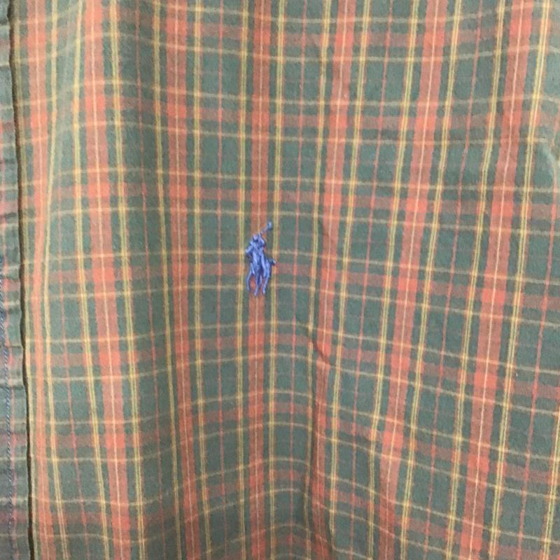 ラルフローレン RALPHLAUREN シャツ、ブラウス 長袖 長袖シャツ チェックシャツ カラーシャツ ボタンダウンシャツ XXL チェック マルチカラー / マルチカラー / multicolor メンズ USED 古着 中古 10160263