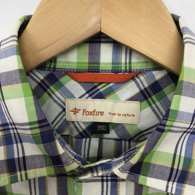 フォックスファイヤー FOXFIRE シャツ、ブラウス 長袖 長袖シャツ チェックシャツ カラーシャツ S チェック マルチカラー / マルチカラー / multicolor メンズ USED 古着 中古 10160266