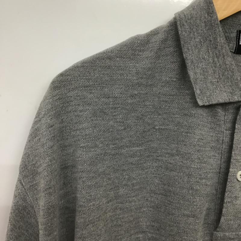 ポロバイラルフローレン Polo by RALPH LAUREN ポロシャツ 半袖 半袖ポロシャツ カラーシャツ 半袖カットソー L ロゴ、文字 灰 / グレー / gray メンズ USED 古着 中古 10160271