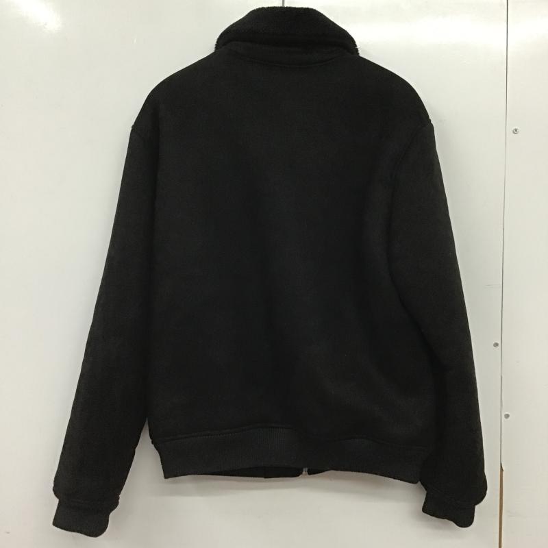 ザラ ZARA ジャケット、上着 ジャンパー、ブルゾン ジップアップジャケット アウター ボアジャケット M 無地 黒 / ブラック / black メンズ USED 古着 中古 10160273