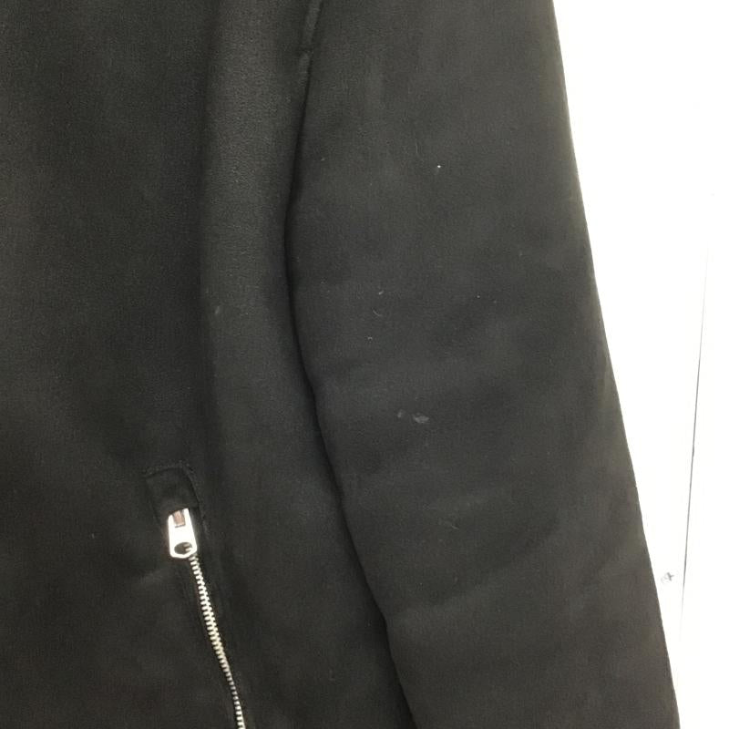 ザラ ZARA ジャケット、上着 ジャンパー、ブルゾン ジップアップジャケット アウター ボアジャケット M 無地 黒 / ブラック / black メンズ USED 古着 中古 10160273